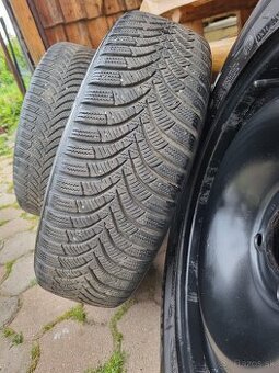 Zimné pneumatiky na plechových diskoch R15 4x108