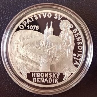 10 EUR Hronský Beňadik - Benediktínske opátstvo 2025 - PROOF