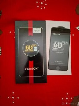 6d sklo na iPhone 7.8 a se 2020 a se 2022 čierny len osobne