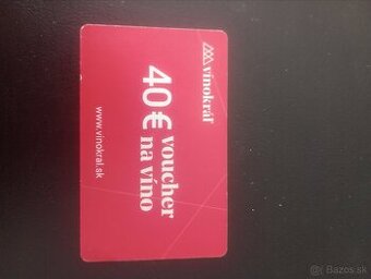 Voucher vinokral.sk