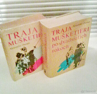 Traja mušketieri  - Dve knihy - Nové nečítane