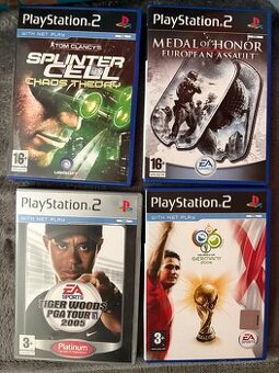 Predám hry na PS2