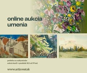 Online aukcia výtvarného umenia - 1
