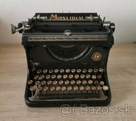 Písací stroj U.S. Mirsa Ideal Model D z roku 1931 - 1