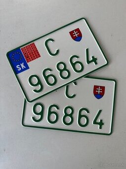 C ZNAČKY-PREVOZNE ČÍSLA
