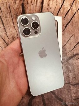 iphone 15 Pro max 256 natural batéria 90% top stav