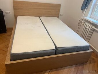 IKEA MALM Postel, Vesteroy Matrac