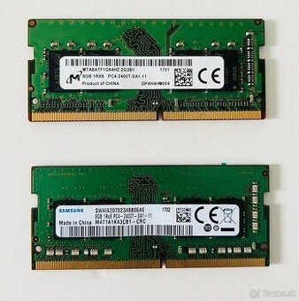 Predám 2x RAM 8GB (16GB) DDR4 SODIMM