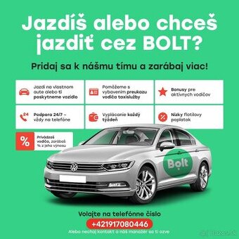 BOLT UBER Vodič Taxi Nitra