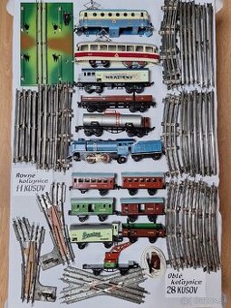 VLÁČIK MERKÚR ELEKTRICKÝ Originál RETRO 1960-1970