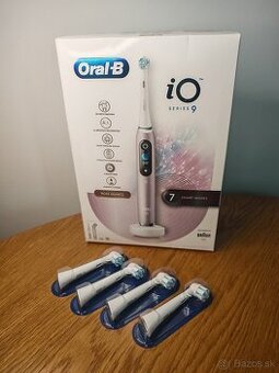 Nová sonická kefka Oral B iO Series 9 Rose Quartz +4 hlavice