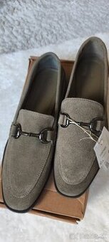Nové dámske kožené mokasíny