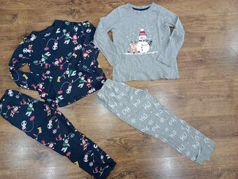 Vianočné pyzamo 122/128