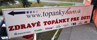 Svetelná reklama 4000x1000 mm