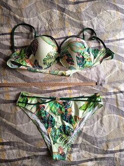 Dámske plavky nové veľkosť XXL zelené