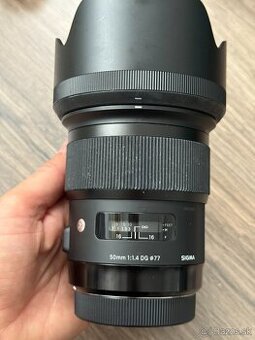 SIGMA Sigma 50mm f/1.4 DG HSM Art, baj. Canon