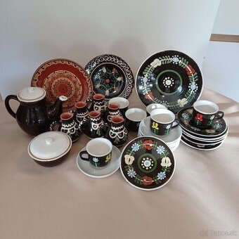 Keramika komplet s poličkou