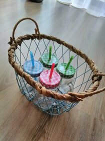 Kosik + 4ks pohárov 10€ - 1