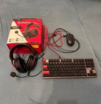 Herný Set - Slúchadlá - Klávesnica - Myš