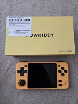 NOVÁ Retro Herná Konzola POWKIDDY RGB10X (64GB) – Žltá
