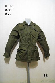 Vojenská zelená bunda