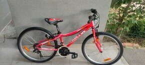 Predám detský bicykel 24 kola KLS červená