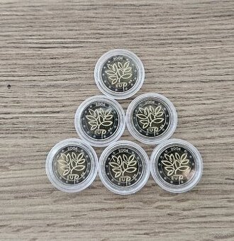 2 euro pamätné mince UNC časť 1