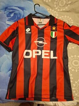 Retro futbalový dres AC Miláno,  Maldini