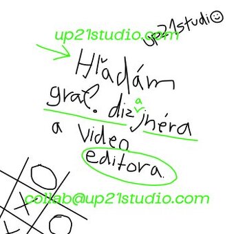 Grafický dizajnér a video editor wanted
