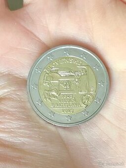 2€ minca 1823 Viedeň Bratislava 2023 Slovensko