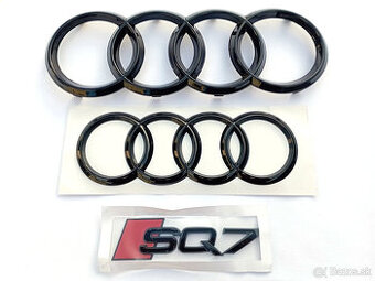 znaky Audi SQ7 čierne
