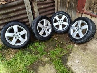 VW Kolesá s pneu 5x112 6,5Jx16H2 ET50 205/55 R16