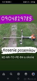 Kosenie záhrad ,pozemkov,parkov,firemných areálov, cintorín