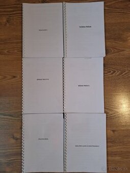 Právnicka fakulta UMB - podklady k štúdiu 1. ročníka