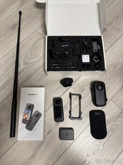 🎥 Insta360 X3 – 360° kamera + príslušenstvo (512 GB karta,