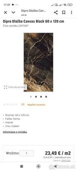 Dlažba 60cm×120Cm