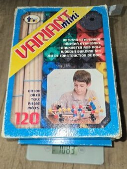 Drevena montessori stavebnica Variant Burda toys retro