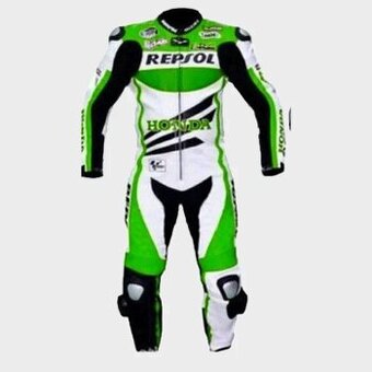 Moto Kožená Kombi.Hondaa Repsoll Green