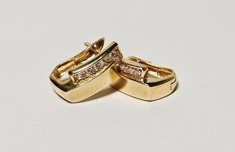 14k zlaté náušnice 4,11g