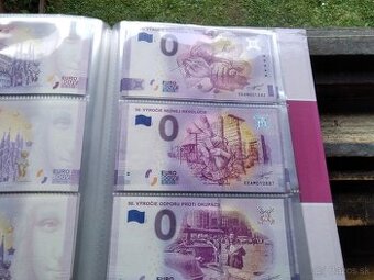 0 eur bankovky darček starožitnosti invest