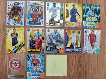Futbalové kartičky - vzácnejšie