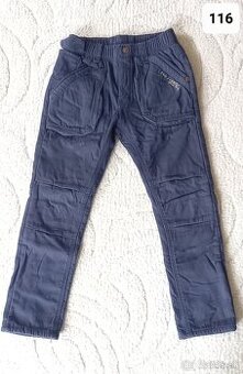 zateplené nohavice velkost 116