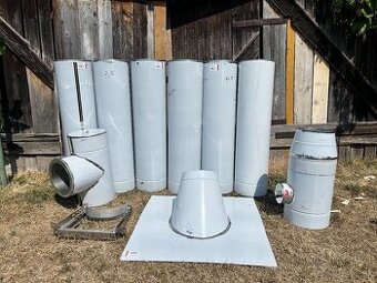 Nerezový komin izolovany Fasadny