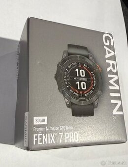 Garmin Fenix 7 Pro Solar - nepouzite