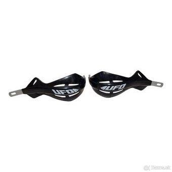 Chrániče rúk ALU UFO Plast pre 22 mm riadidlá čierne