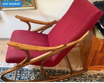 RETRO kvalitné hojdacie kreslo