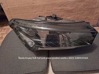 Škoda Eniaq 5LB predné svetlo