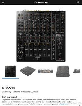 Pioneer DJM-V10 | Profi 6-kanálový klubový mixpult