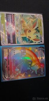 Pokémon karty Lapras a Leafeon