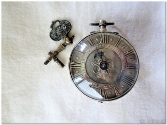 Terroux, Ženeva Oignon okolo roku 1690 Hodinky Spindle Vreck